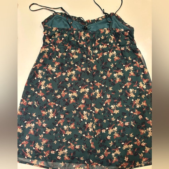 Urban Outfitters Floral 90s Grunge Babydoll Spaghetti Strap Slip Dress - Picture 3 of 5